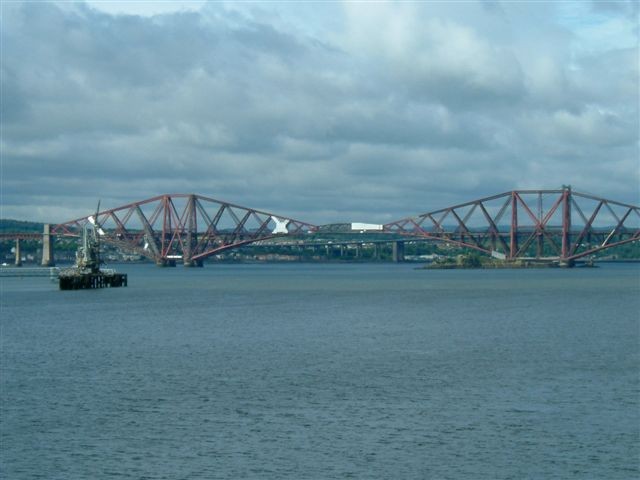 Forth Bridges from the Ferry