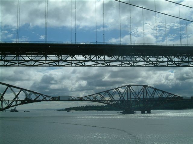 Close up of bridges