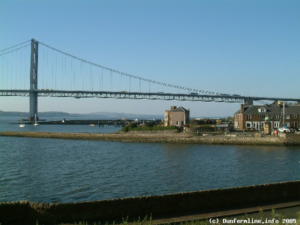 North Queensferry and Road Bridge in background