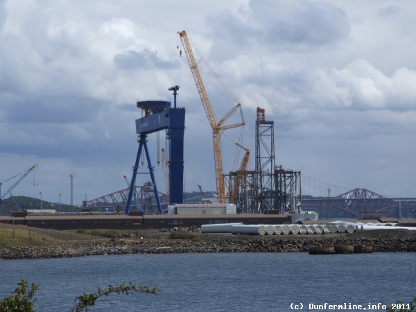 Crane in Rosyth Dockyard