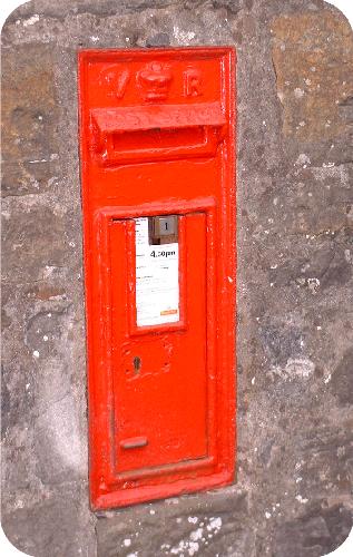 V R postbox