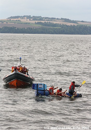 Limekilns Raft race 2008